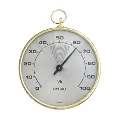 Pirinç Halkalı Analog Higrometre