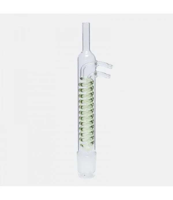 Soğutucu- Dimroth - Soxhlet İçin - 30 Ml - Erkek Şilif : Ns 29/32 - Cam Yan Kol