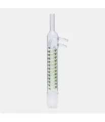 Soğutucu- Dimroth - Soxhlet İçin - 70 Ml - Erkek Şilif : Ns 34/35 - Cam Yan Kol