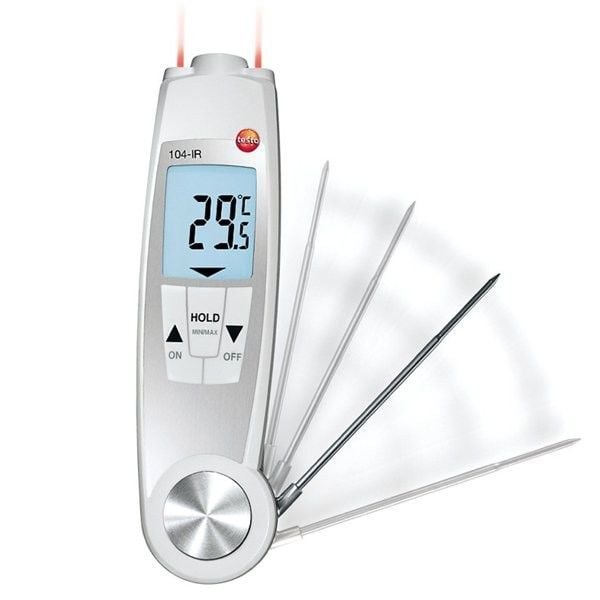 Testo 104 IR BT Akıllı Lazerli ve Problu Gıda Termometresi