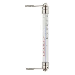 Metal tutuculu analog pencere termometresi