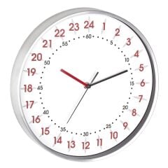 24 saat kadranlı analog duvar saati