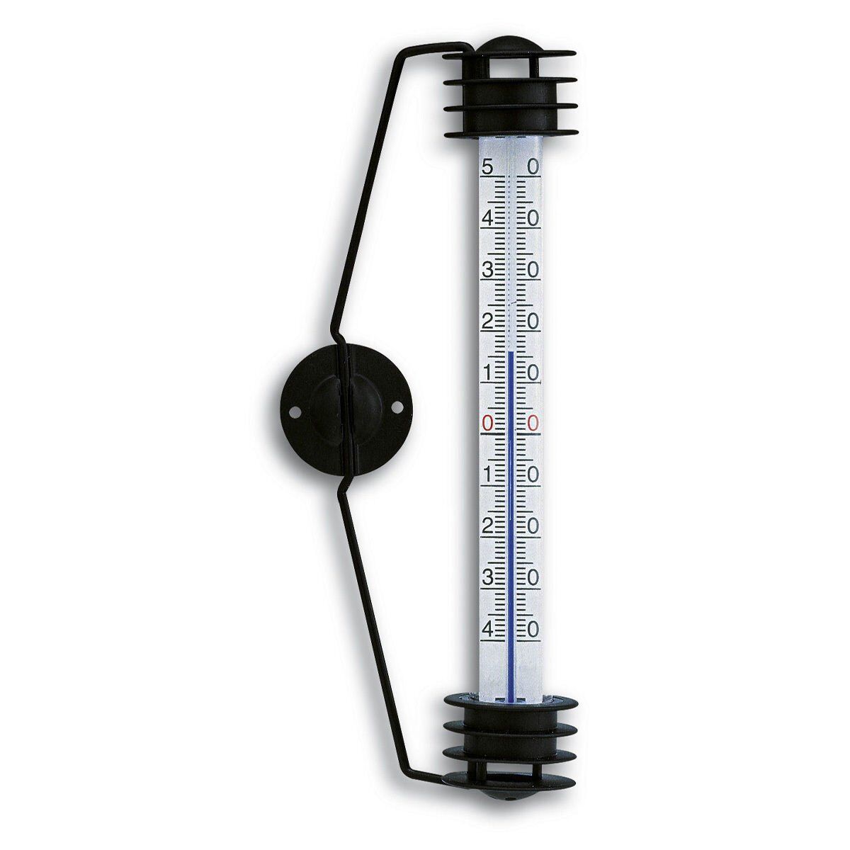 Metal tutuculu analog pencere termometresi
