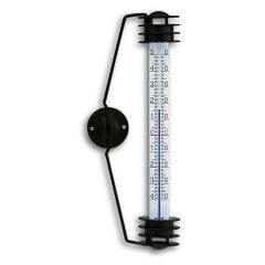 Metal tutuculu analog pencere termometresi