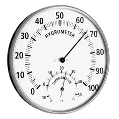 Metal Halkalı Analog Termo-higrometre