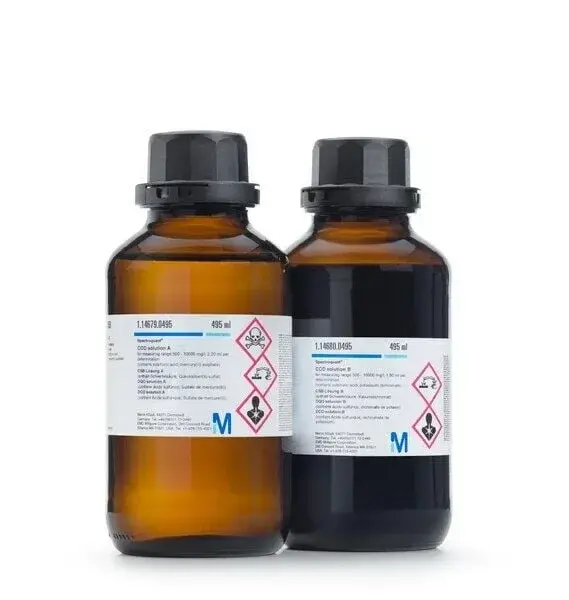 114679.0495 Cod Solution A For Measuring Range 500 - 10000 Mg/l 2.20 Ml Per Determination Spectroquant®