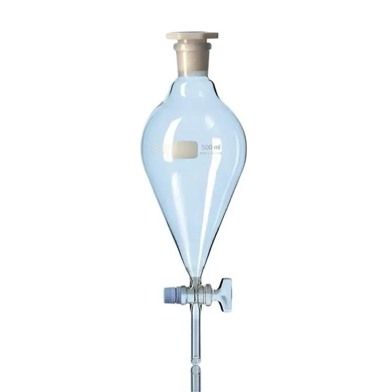 Ayırma Hunisi-armudi Tip-cam Musluklu 50 Ml