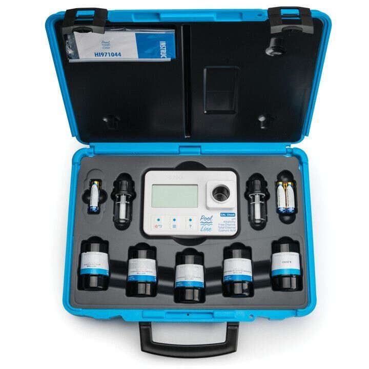 HI97720C Kalsiyum sertliği fotometresi: Aralık 0,00 ila 2,70 mg/L (ppm) - taşıma çantası ve CAL Kontrol standartlarını içeren kit