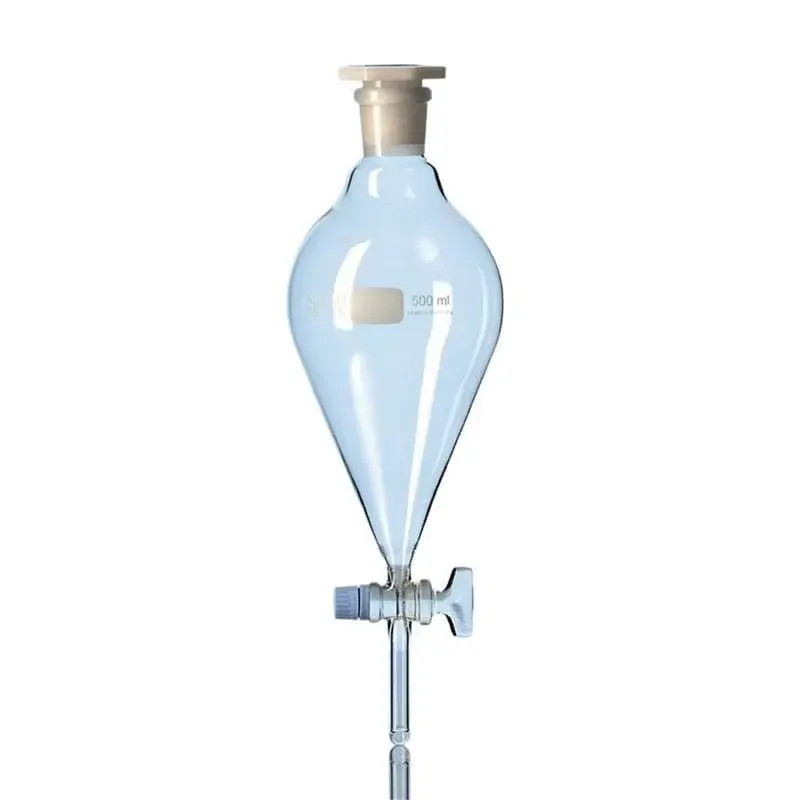 Ayırma Hunisi-armudi Tip-cam Musluklu 100 Ml