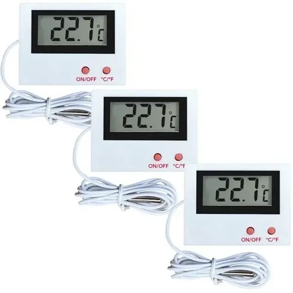 3 Adet | Oem St-1a Mini Kablolu Termometre