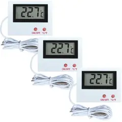 3 Adet | Oem St-1a Mini Kablolu Termometre