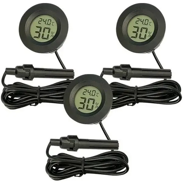 3 Adet Oem Fy22 Problu Sıcaklık Ve Nem Ölçer