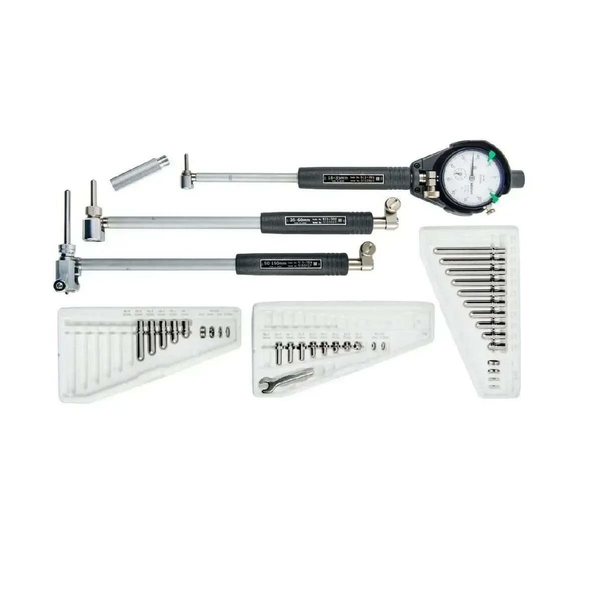 Mitutoyo 511-921-20 Silindir Komparatörü Seti 18-150mm