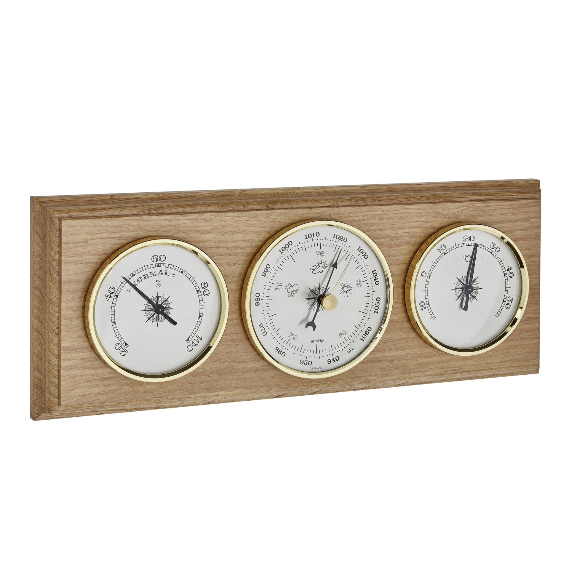 Meşe ağacı analog hava istasyonu