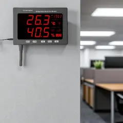 Tenmars Tm-185d Işıklı Göstergeli Sıcaklık Nem Ölçer | Kayıt Yapabilir