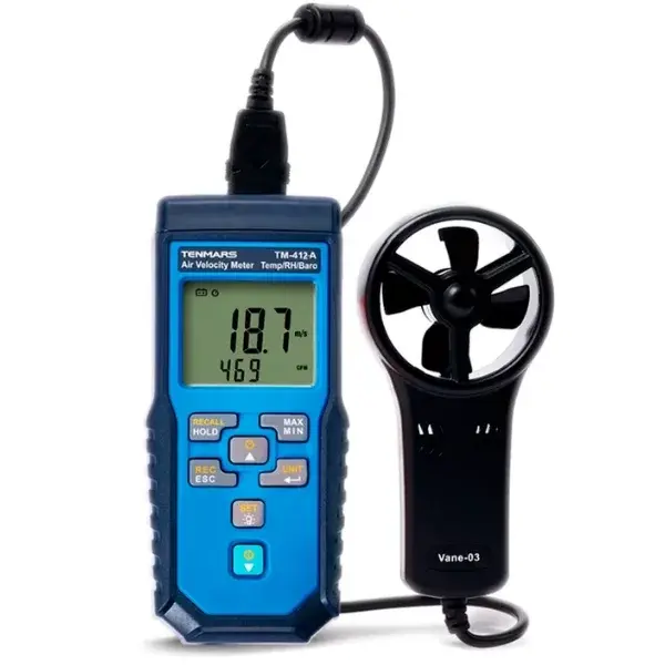 Tenmars Tm-412a Hava Hızı Ve Hava Debisi Ölçer