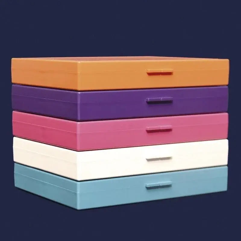 Lam Kutusu - 50 Lam Kapasiteli - Plastik Kilitli - Turuncu