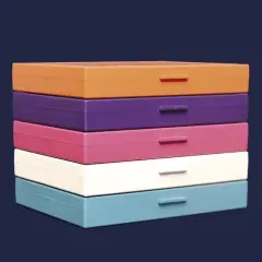 Lam Kutusu - 50 Lam Kapasiteli - Plastik Kilitli - Turuncu