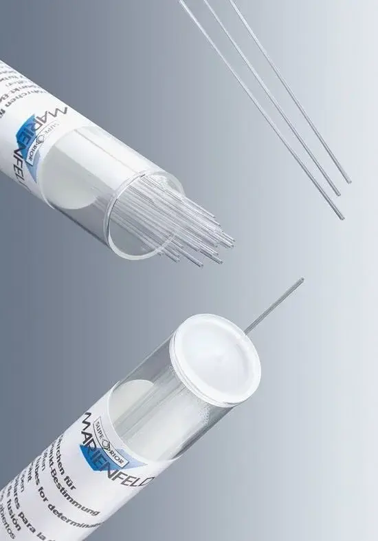 Erime Noktası Tayin Pipeti, Cam, Bir Ucu Açık, 80x1.55 Mm