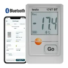 Testo 174t Bt Akıllı Sıcaklık Kayıt Datalogger Cihazı | Beyaz