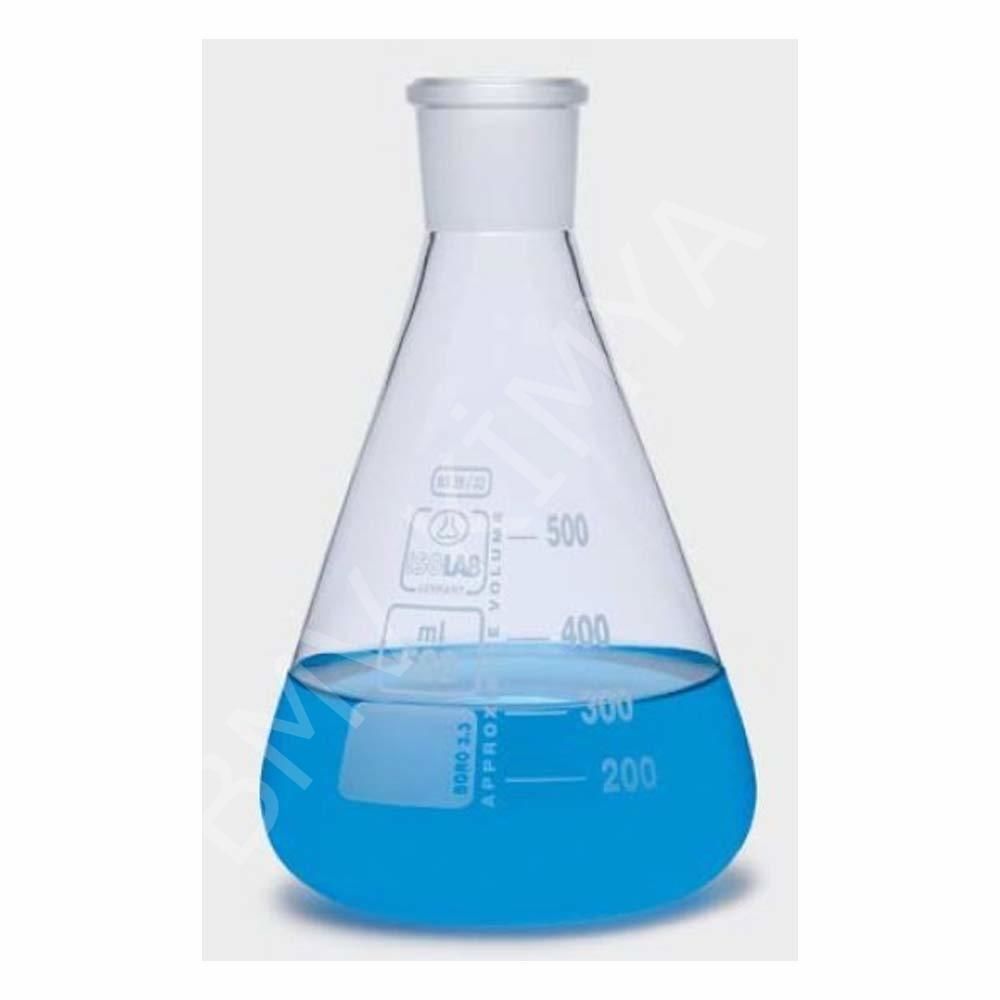 028.01.500 Erlen - Cam - Şilifli - 500 Ml - Ns19/26 (1 Adet/Paket)