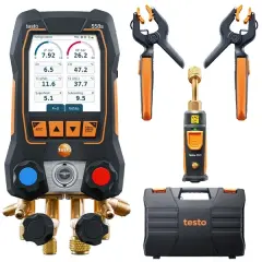 Testo 558s Dokunmatik Ekranlı Akıllı Manifold Vakum Seti