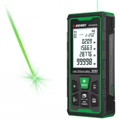 Sw-80gs Yeşil Lazerli 80 Metre Lazermetre | Şarjlı Ve Ip68 Korumalı