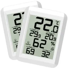 Loyka Elite2 Min Max Sıcaklık Nem Ölçer | 2 'li Paket