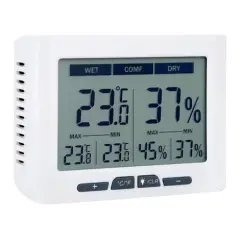 Loyka Dth-150 Geniş Ekranlı Sıcaklık Nem Ölçer | Kalibrasyon Ayarlı