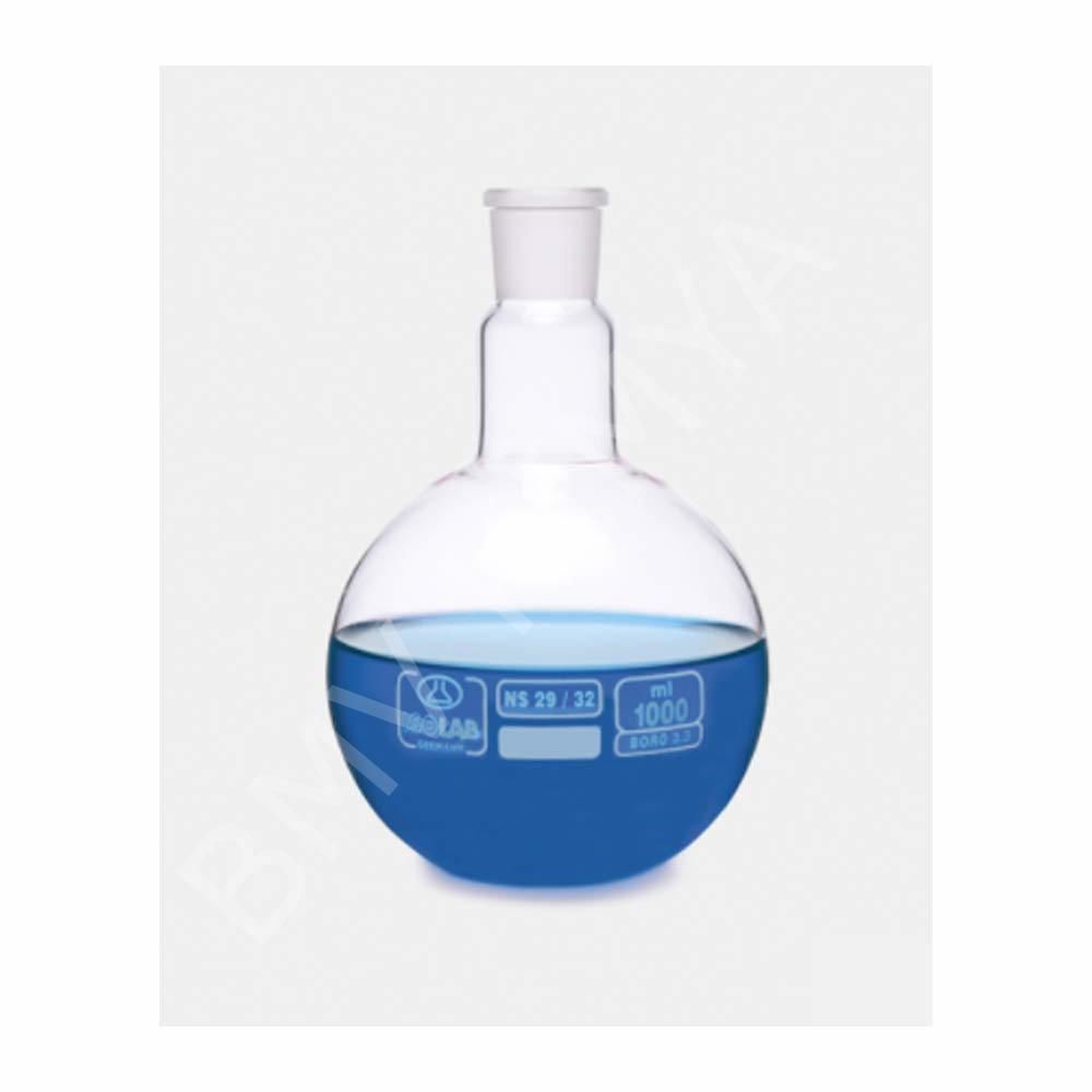 030.01.103 Balon - Cam - Dibi Düz - Şilifli - 100 Ml - Ns29/32 (1 Adet/Paket)
