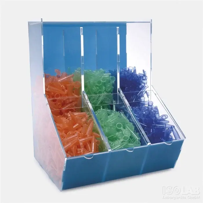 Dispenser Kutusu - Akrilik - Üç Bölmeli