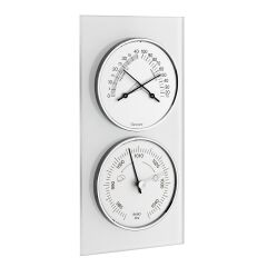 Camdan yapılmış analog hava istasyonu