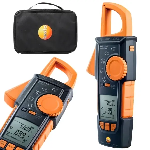 Testo 770-3 Çantalı Bluetooth’lu Pens Ampermetre Seti