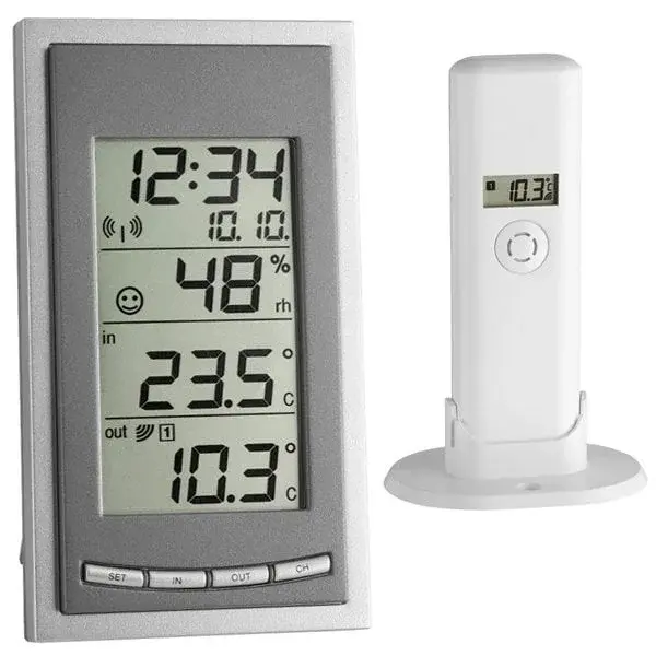 Tfa 30.3018.10 'diva' İç Sıcaklık Ve Nem / Dış Sıcaklık / Saat