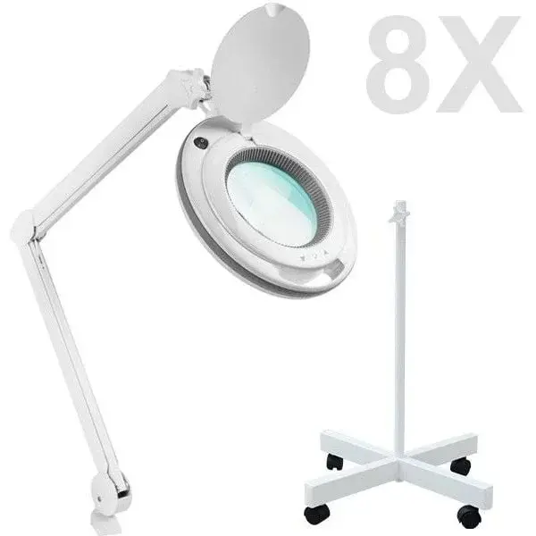 6017 Model 8x Işıklı Ayaklı Büyüteç