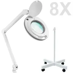 6017 Model 8x Işıklı Ayaklı Büyüteç