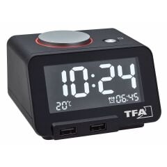 USB şarj fonksiyonlu dijital çalar saat HOMTIME