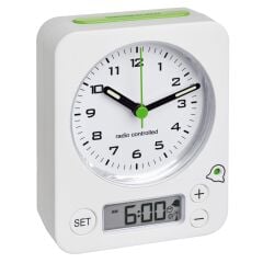 Dijital alarm ayarlı analog radyo kontrollü çalar saat COMBO