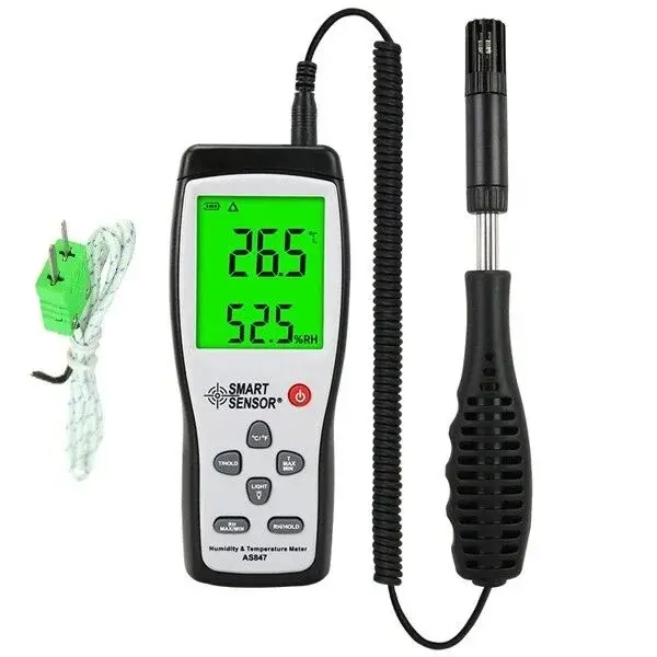 Smart Sensor As 847 Problu Sıcaklık Ve Nem Ölçer