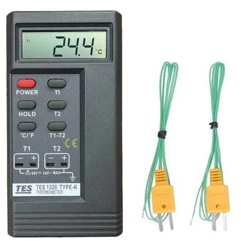 Tes 1320 İki Girişli K Tipi Prob Okuyucu | Hassas