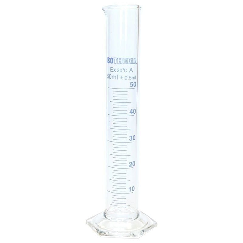 Mezür-Uzun Form- Altıgen Taban 50 ml