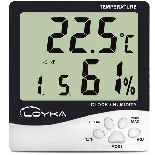 3 Adet Loyka H100 Sıcaklık Ve Nem Ölçer