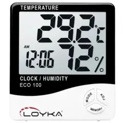 3 Adet Eco 100 Sıcaklık Ve Nem Ölçer