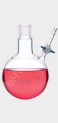 030.59.050 Balon - Azot - Yuvarlak Dipli - Musluklu - Dişi Şilif : Ns 29/32 - 50 Ml (1 Adet/Paket)