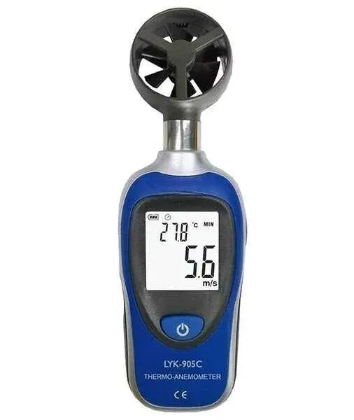 Lyk 905c Rüzgar Hız Ve Sıcaklık Ölçer