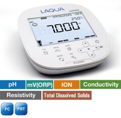 LAQUA PC2000 Tezgah Üstü pH/ORP/İyon/İletkenlik/Direnç/Toplam Çözünmüş Katılar/Tuzluluk/Sıcaklık Ölçer