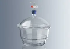 Desikatör, Cam, Disksiz, Plastik Tutacaklı, Musluklu, 250 Mm