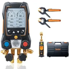 Testo 557s Akıllı Dijital Manifold Seti '4 Yollu Valf'