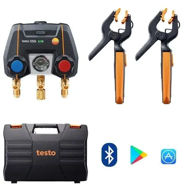 Testo 550i Akıllı Manifold Seti