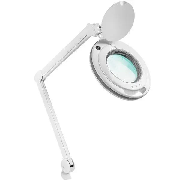 6017 Ayarlanabilir Işık Seviyeli Masaüstü Büyüteç (5x)